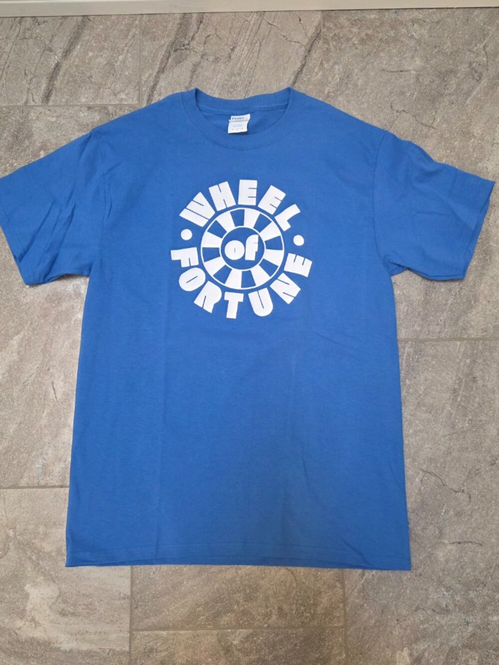 Vintage 90's Wheel of Fortune Men's Blue T-Shirt M